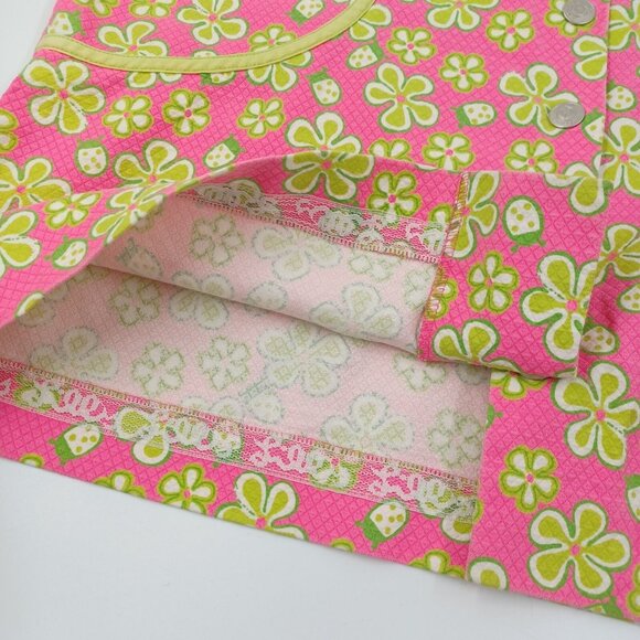 Lilly Pulitzer Skirt Womens Sz 2 Retro Floral Lady Bugs Dune Buggy Pockets Snap - Picture 7 of 12